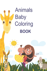 Baby Animal Coloring Book