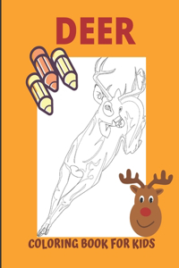 Deer Coloring Book For Kids