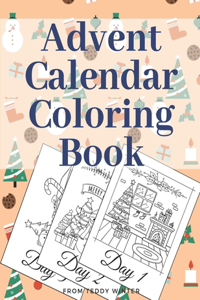 Advent Calendar Coloring Book