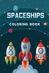 spaceships coloring book