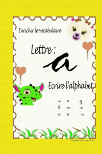 Ecrire l'alphabet