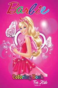 Barbie Coloring Book for Kids Ages 4-8