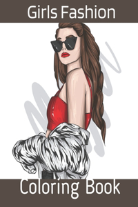 Girls Fashion Coloring Book