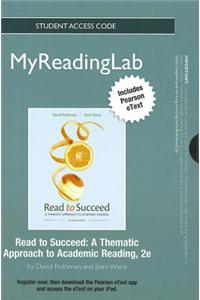 NEW MyLab Reading with Pearson eText -- Standalone Access Card -- for Read to Succeed