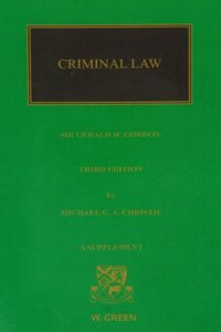 The Criminal Law of Scotland
