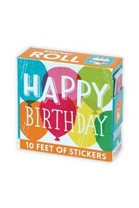 Happy Birthday Sticker Roll