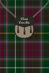 Clan Crosbie Tartan Journal/Notebook