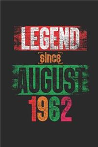 Legend Since August 1962