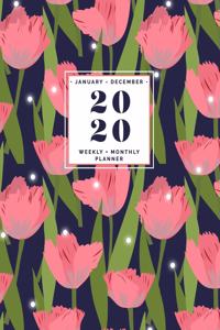 January - December 2020 Weekly + Monthly Planner
