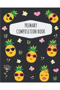 Pineapple Primary Composition Book