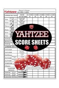 Yahtzee Score Sheets