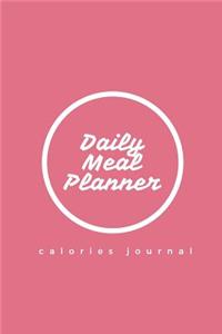 Daily Meal Planner Calories Journal