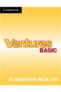 Ventures Basic Classroom Pack (Student's Books, Workbooks, Class Audio Cds, Teacher's Edition, Career Pathways)