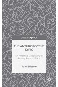 The Anthropocene Lyric