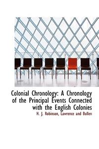 Colonial Chronology