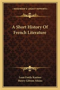 Short History Of French Literature