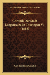 Chronik Der Stadt Langensalza In Thuringen V1 (1818)