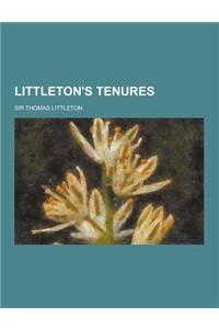 Littleton's Tenures