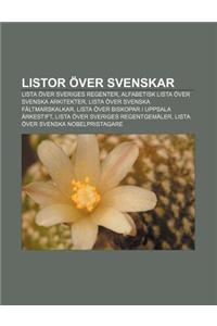 Listor Over Svenskar