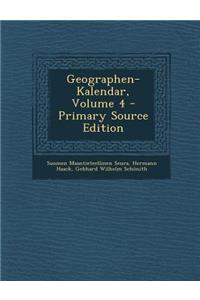 Geographen-Kalendar, Volume 4