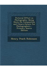 Pictorial Effect in Photography
