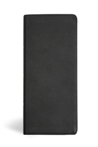 KJV Personal Size Giant Print Bible, Black Genuine Leather