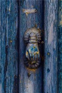 Gorgeous Antique Blue Door in Jaffa Israel Journal