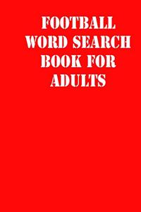 Football Word Search Book For Adults