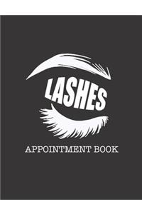 Lashes Appointment Book