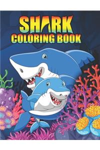 Shark coloring Book
