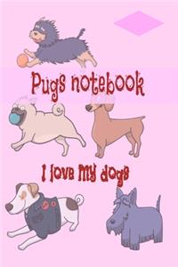pugs Notebook journal