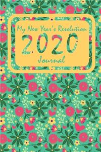 My New Year's Resolution For 2020 Journal