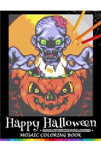 Happy Halloween Color by Numbers for Adults