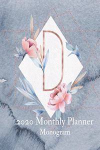 2020 Monthly Planner Monogram