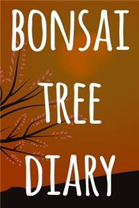 Bonsai Tree Diary