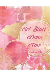 Get Stuff Done Now Planner 2020