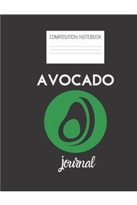avocado journal Composition Notebook