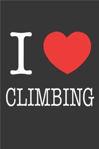 I Heart Climbing Notebook
