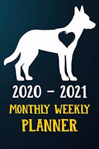 2020 2021 Monthly Weekly Planner