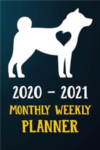 2020 2021 Monthly Weekly Planner