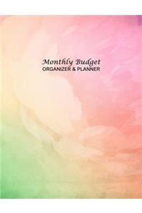 Monthly Budget Organizer & Planner