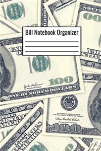 Bill Notebook Organizer