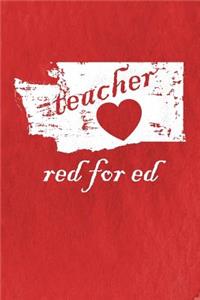 Teacher Red for Ed