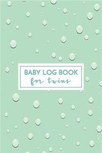 Baby Log Book for Twins