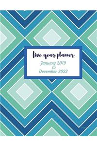 2019 - 2023 Dreamsprism Five Year Planner