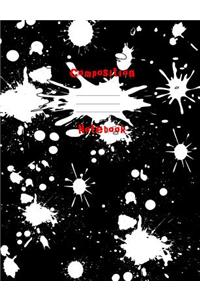 Splatter Print Composition Notebook