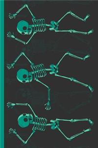 Three Dancing Human Skeletons