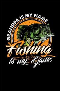 Grandpa Is My Name Fishing Is My Game