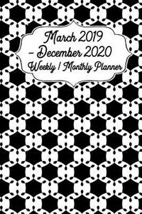 March 2019 - December 2020 Weekly / Monthly Planner