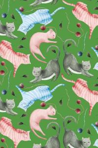 Journal Notebook For Cat Lovers Cats Playing 2